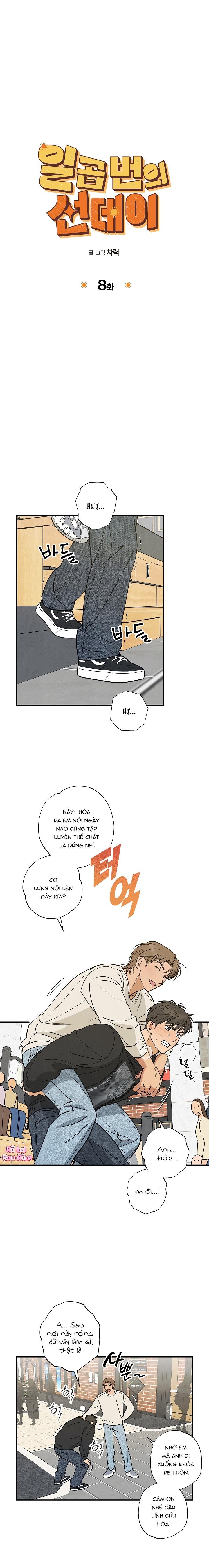 Đọc truyện BẢY NGÀY CHỦ NHẬT - Chapter 8